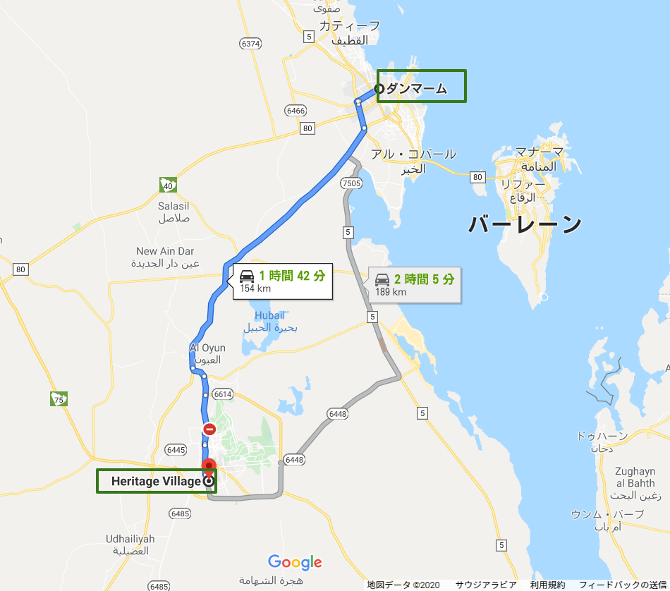 Dammam-から-Heritage-Village-1-Google-マップ.png