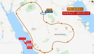 2021-saudi-dakar-rally-course